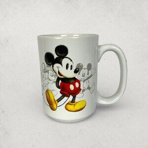 Disney Store Mickey Mouse Through The Ages Coffee Mug 2003 Vintage